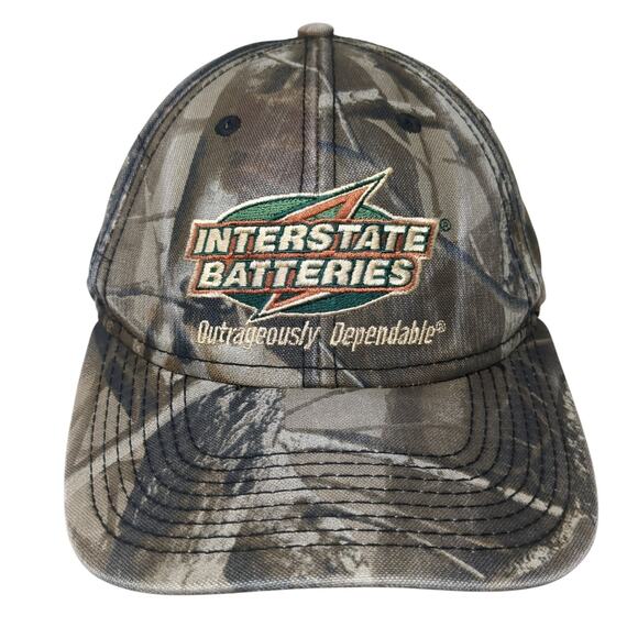 Interstate Batteries Snapback Hat Multicolor Camo One Size Embroidered - Picture 1 of 8